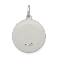 Saris and Things 925 Sterling Silver Antiqued Saint Peter Medal