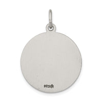 Saris and Things 925 Sterling Silver Antiqued Saint Peter Medal