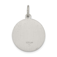 Saris and Things 925 Sterling Silver Antiqued Saint Roch Medal