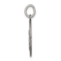 Saris and Things 925 Sterling Silver Antiqued Saint Gabriel Medal