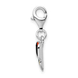 Goldia Sterling Silver and Enameled Butterfly Charm