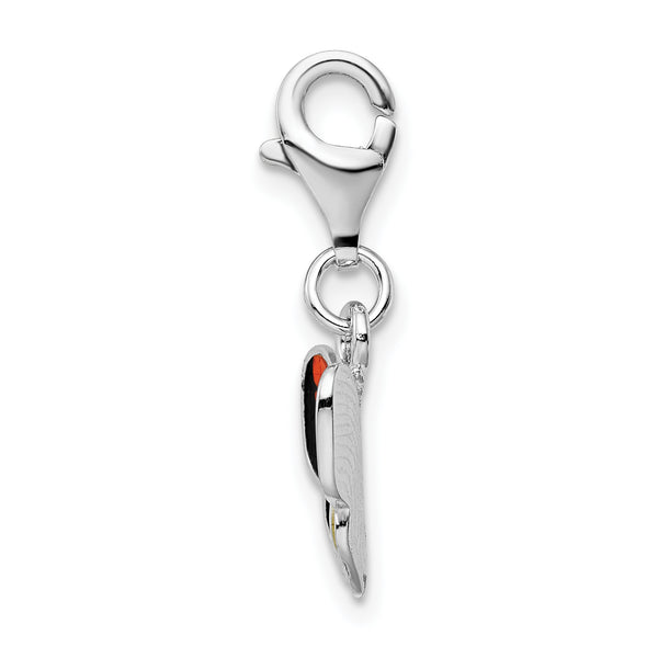 Goldia Sterling Silver and Enameled Butterfly Charm