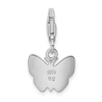 Goldia Sterling Silver and Enameled Butterfly Charm
