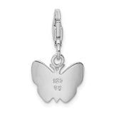 Goldia Sterling Silver and Enameled Butterfly Charm