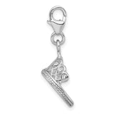 Swarovski Element Tiara Charm in Sterling Silver