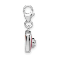 Stainless Steel Brushed Hinged Hoop Earrings