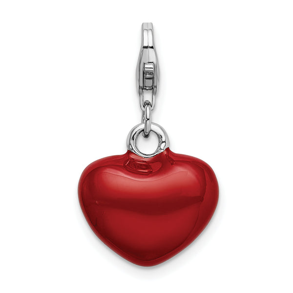 Red Heart 3-D Clipable Charm