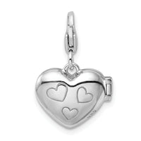Sterling Silver Lavender CZ Heart Bracelet