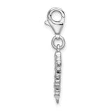 SS RH Polished Tree with Lobster Clasp Charm