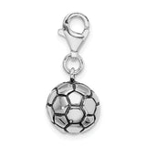 Saris and Things 14K White Gold Antiqued I Love Nana Charm
