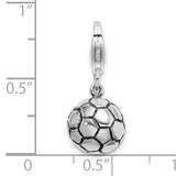 Saris and Things 14K White Gold Antiqued I Love Nana Charm
