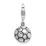 Saris and Things 14K White Gold Antiqued I Love Nana Charm