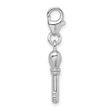 Heart Key 3-D Clipable Charm