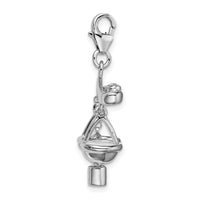 Scales of Justice 3-D Clipable Charm