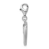Polished Cell Phone Charm in Sterling Silver