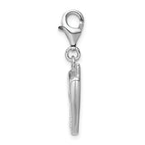 Polished Cell Phone Charm in Sterling Silver
