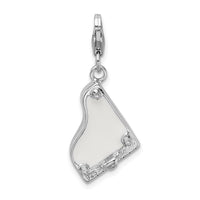 Grand Piano 3-D Clipable Charm