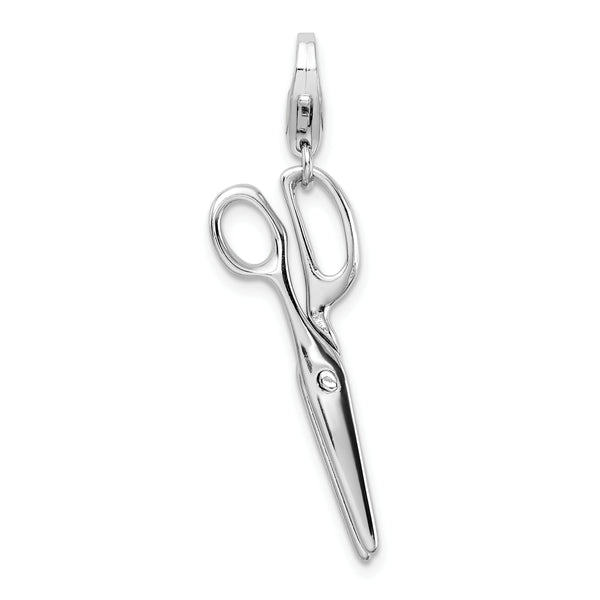 Moveable Scissors 3-D Clipable Charm
