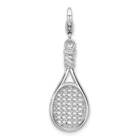 Tennis Racket 3-D Clipable Charm