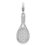 Tennis Racket 3-D Clipable Charm