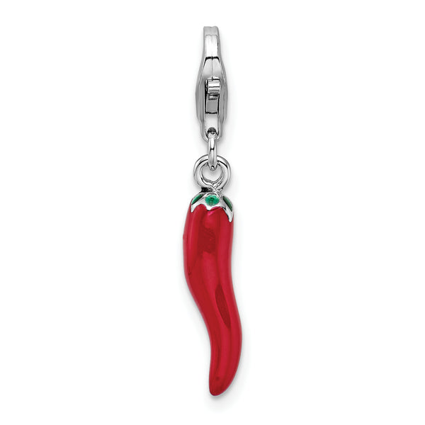Red Chili Pepper 3-D Clipable Charm