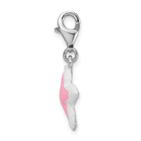 Pink Sparkle Starfish Clipable Charm