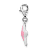 Pink Sparkle Starfish Clipable Charm