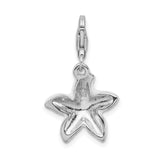 Pink Sparkle Starfish Clipable Charm