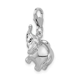 Elephant 3-D Clipable Charm