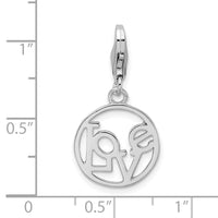 Love in Circle Clipable Charm
