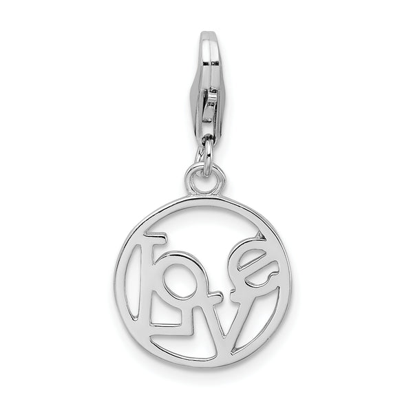 Love in Circle Clipable Charm