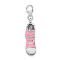Pink High Top Sneaker 3-D Clipable Charm