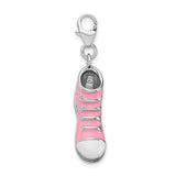 Pink High Top Sneaker 3-D Clipable Charm