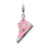 Pink High Top Sneaker 3-D Clipable Charm