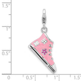Pink High Top Sneaker 3-D Clipable Charm