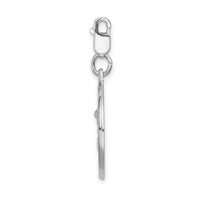 Sterling Silver Saint Michael Medal W/Lobster Claw Clasp Clasp Charm Charms