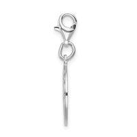 SS RH St. Christopher Medal w/Lobster Clasp Charm Fine Jewelry Gift For Her For Women