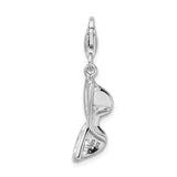 Mother's Day Tees Sterling Silver Click-on Enamel Sunglass Charm