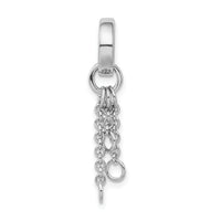 Circle and Chain Charm Carrier Pendant