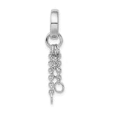 Circle and Chain Charm Carrier Pendant