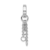 Circle and Chain Charm Carrier Pendant