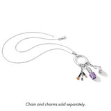 Oval Charm Carrier Pendant