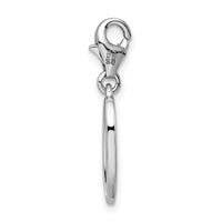 Amore La Vita Sterling Silver Number 0 with Lobster Clasp Charm