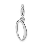 Amore La Vita Sterling Silver Number 0 with Lobster Clasp Charm