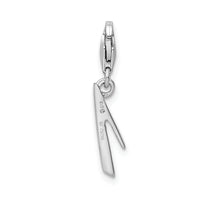 Sterling Silver Number 1 W/Lobster Claw Clasp Clasp Charm Charms
