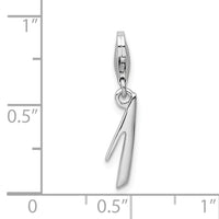 Sterling Silver Number 1 W/Lobster Claw Clasp Clasp Charm Charms