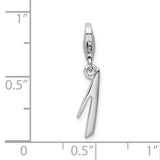 Sterling Silver Number 1 W/Lobster Claw Clasp Clasp Charm Charms