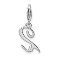Sterling Silver Number 2 W/Lobster Claw Clasp Clasp Charm Charms