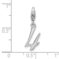 Number 4 Clipable Charm