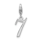 Number 7 Clipable Charm